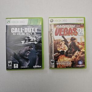 Call of Duty: Ghosts and Rainbow Six Vegas 2 Xbox 360 Game Bundle